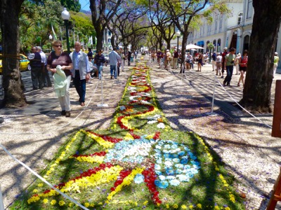 Floral carpet Madeira flower festival
