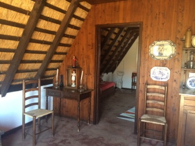 The inside of a traditional house in Santana Madeira