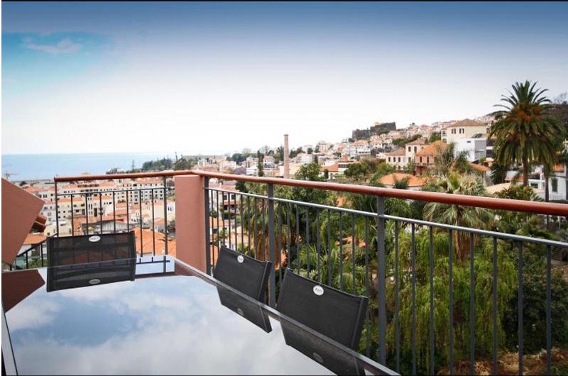 Beautiful view from Living Madeira Apartments in Funchal